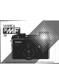 Yashica MF manual. Camera Instructions.
